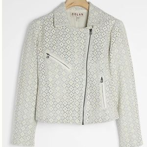 Anthropologie Dolan Eyelet Cropped Jacket.